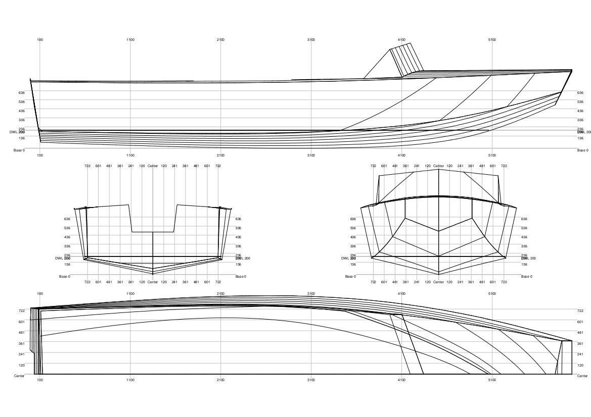 20140210_6m Motorboot_linesplan